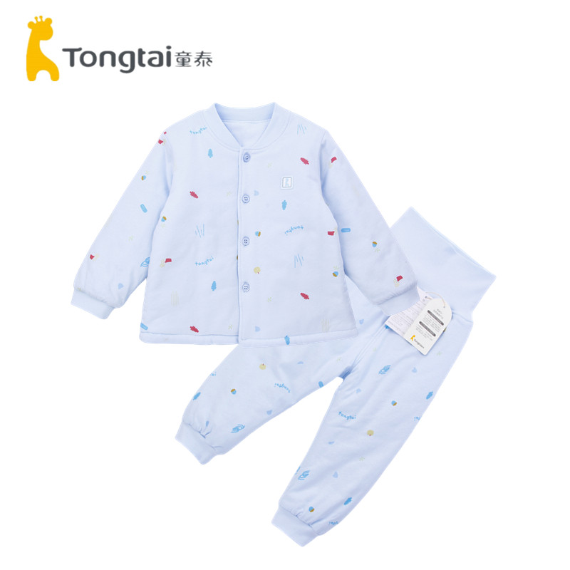 童泰秋冬新品对开3-18个月棉服