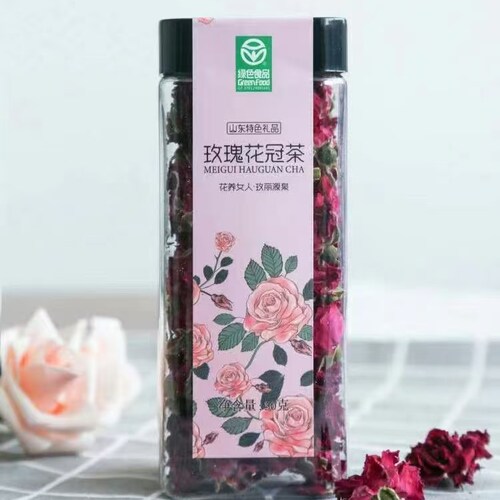 山东济南平阴玫瑰花茶干玫瑰花茶一瓶30克包邮
