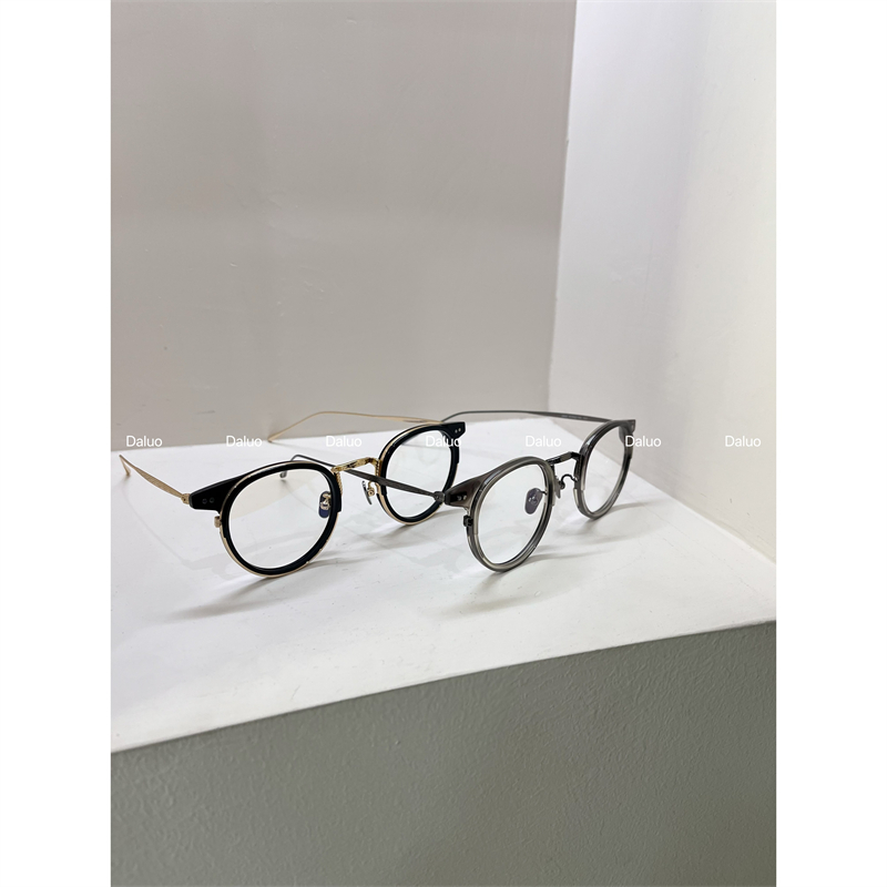 大罗Daluo 奢品级定制自留手工纯钛加进口板材复古精雕防蓝光眼镜