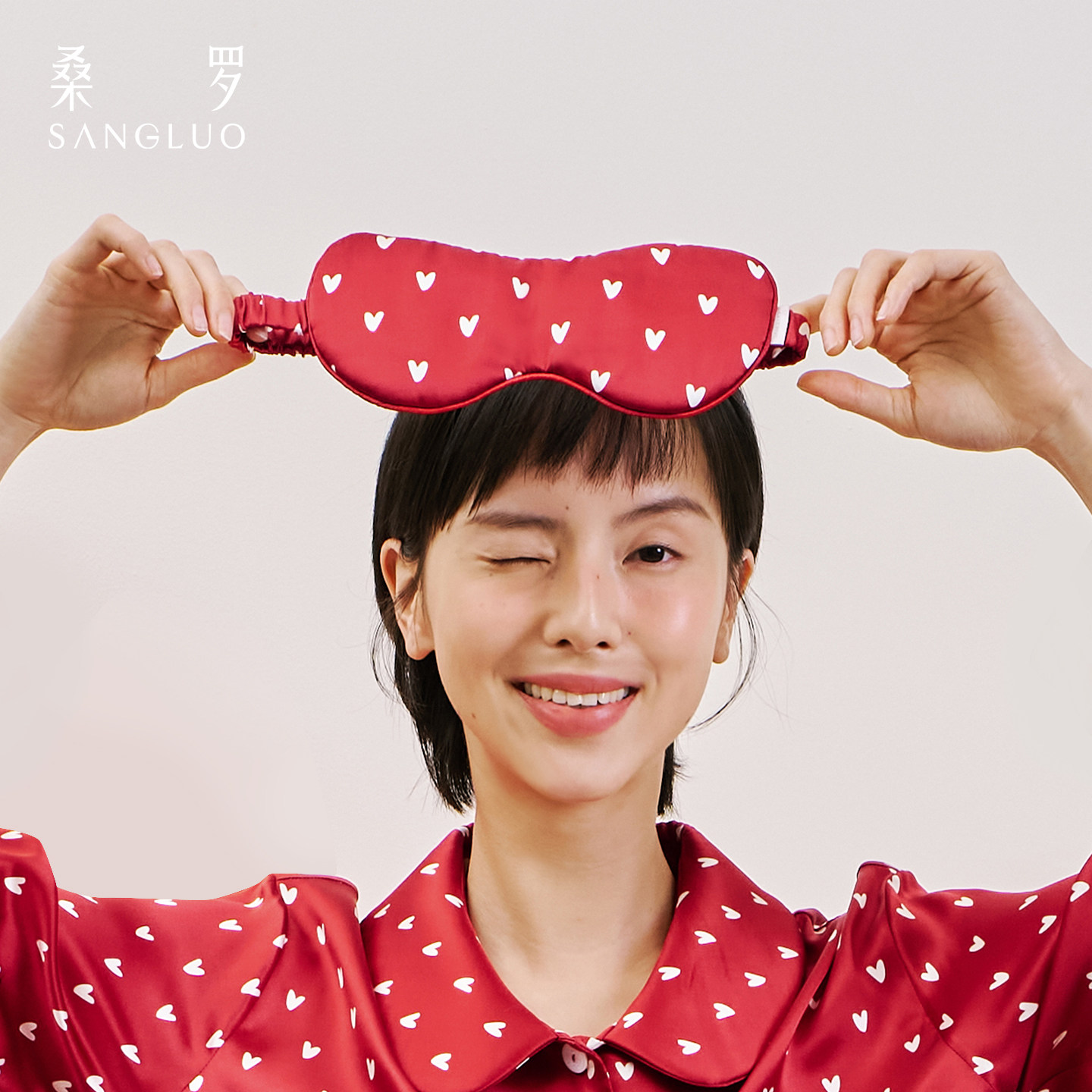 红运当头』100%真丝眼罩套装送礼