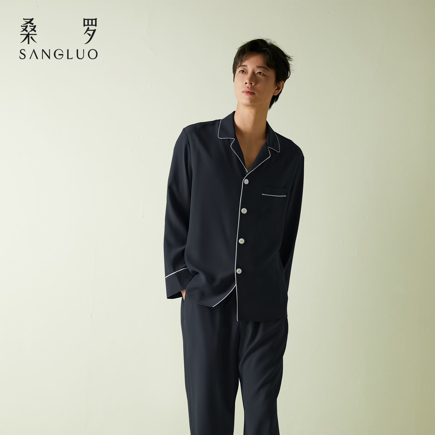 男士送礼』100%桑蚕丝轻奢睡衣