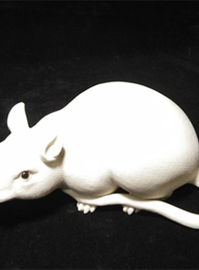 生肖鼠陶瓷招财石湾公仔工艺品