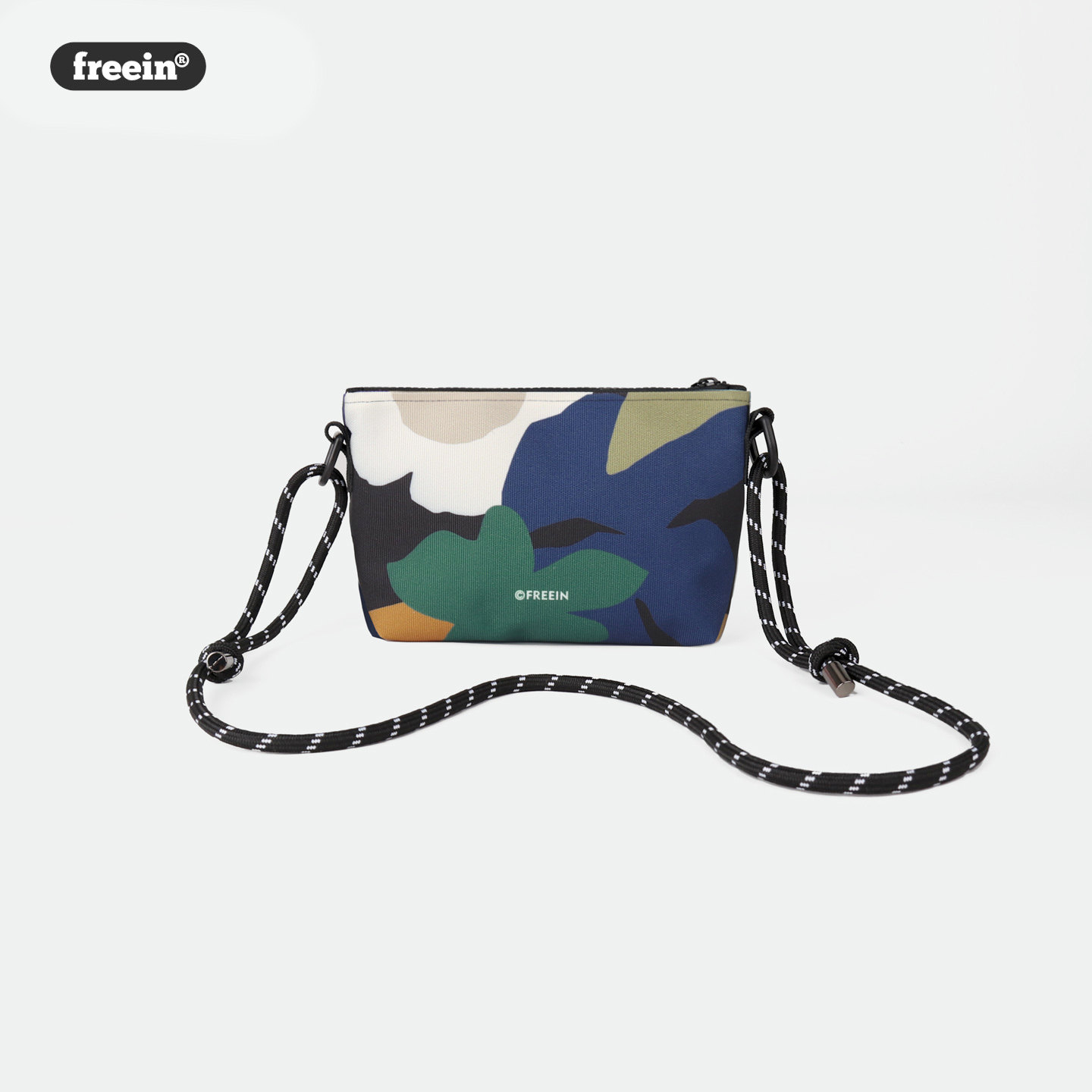FREEIN夏新品原创印花小斜挎包小众设计手机包男女休闲运动挎包