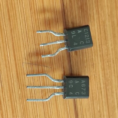 2SA673A-C 2SC1213A-C HITACHI/日立TO-92封装短脚音频配对三极管