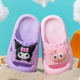 Летние детские мультяшные тапочки, милые туфли для принцессы