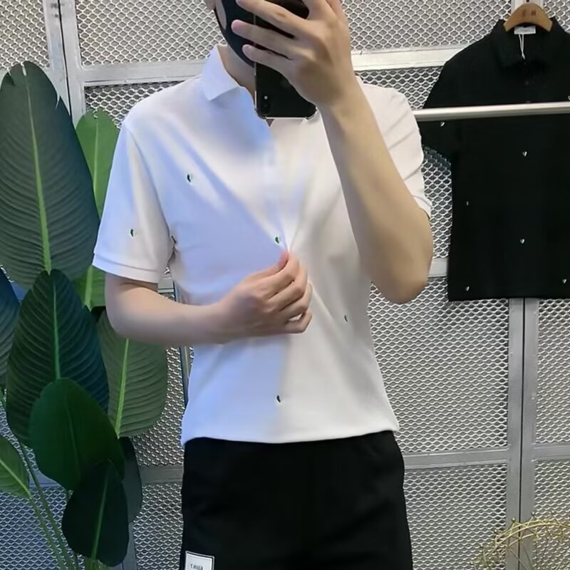 夏季新品短袖男女同款刺绣休闲宽松时尚百搭时尚T恤半袖潮T346P35,男装T恤,星座1013-2