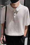 POLO衫潮流青春流行短袖标准男ins时尚原宿夏季款纯色潮T301P48，男装Polo衫，星座1013-2