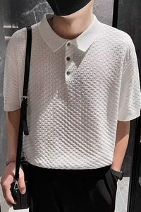 POLO衫潮流青春流行短袖标准男ins时尚原宿夏季款纯色潮 T301P48图片