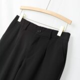 春季时尚西裤男士垂坠感长裤高级休闲直筒宽松阔腿西装裤XK01P35，男装西裤，星座1013-2