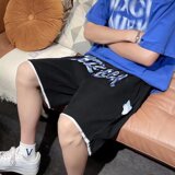 夏季运动短裤男ins港风简约百搭休闲裤子宽松直筒五分裤DK696P33，男装休闲裤，星座1013-3