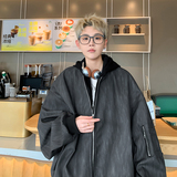 假两件外套男夏季百搭pu皮纹理夹克复古高街痞帅情侣上衣JK638P80，男装夹克，星座1013-2