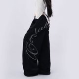 银蛇速干伞兵冲锋裤男街舞运动工装裤休闲阔腿裤子夏薄款K8096P55，女装休闲裤，星座1013-2