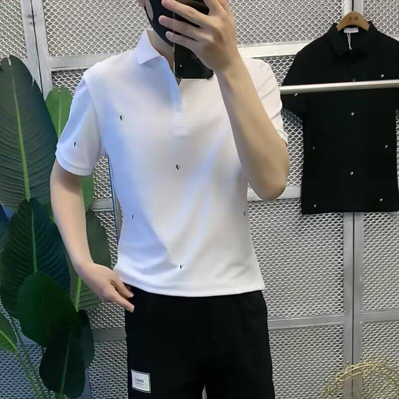 夏季新品短袖男女同款刺绣休闲宽松时尚百搭时尚T恤半袖潮T346P35,男装T恤,星座1013-2