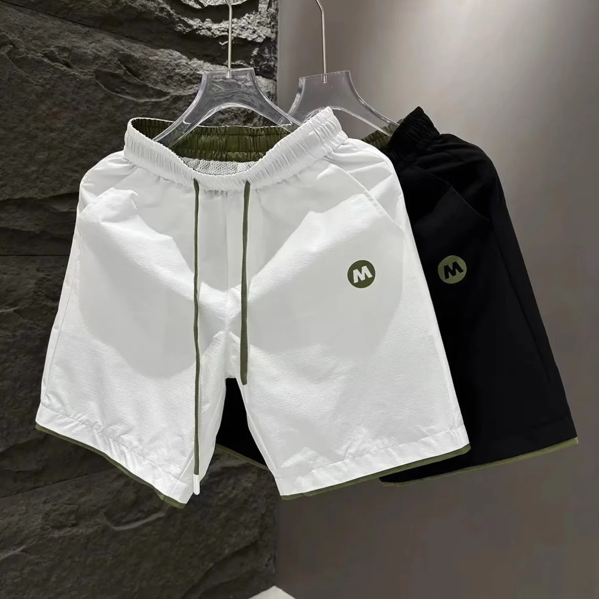 夏季简约时尚透气休闲速干短男宽松百搭运动潮流五分裤DK637P38，男装休闲裤，星座1013-2