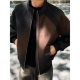 美式立领夹克男春秋季新款潮牌工装拼接情侣冲锋衣外套JK336P60，男装夹克，星座1013-2