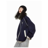 原宿流行气质新款ins慵懒潮流撞色拼接卫衣文艺简约时尚百搭日系，女装卫衣/绒衫，星座1013-2