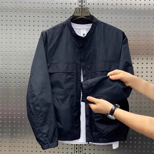 夹克男士春夏高级感百搭休闲棒球服轻奢帅气修身外套JK649P55图片