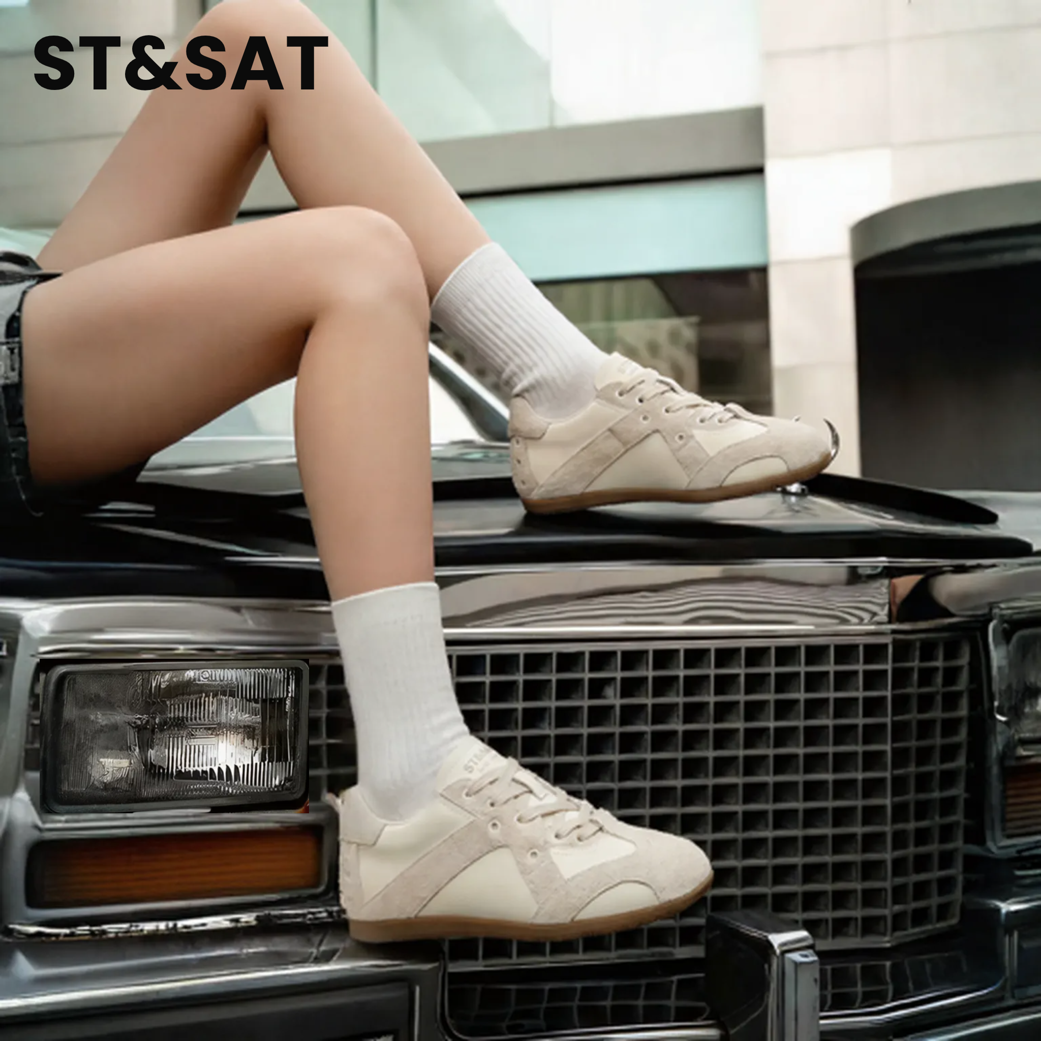 星期六清仓女鞋英伦2025春秋新款舒适平底德训鞋阿甘鞋休闲运动鞋,女鞋,德训鞋,淘宝优惠券,粉丝福利购,淘宝优惠卷