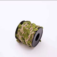 Зеленый листовой конопляная веревка 1 рулон (10 метров)