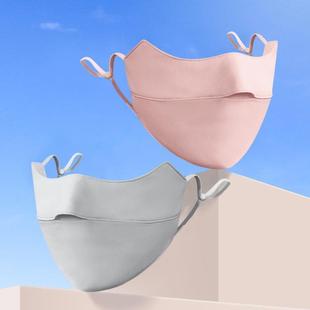 医美术后防晒面罩面部点阵激光术后口罩包全脸防紫外线冰丝脸基尼