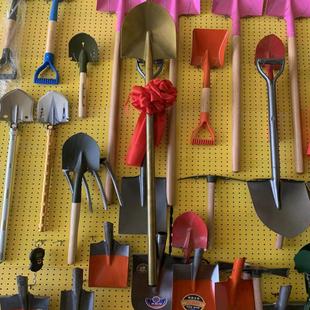 金色铁锹动工挖土工具金色铲子工地金铲子奠基庆典开工仪式奠基铲