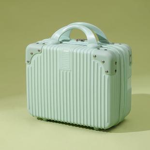 新款 锁收纳皮箱轻便小型登机行李箱14寸化妆包女 手提箱16寸带密码