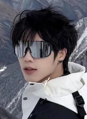 夜骑变色户外大框骑行眼镜滑雪镜防风镜登山公路车运动护目镜男女