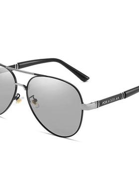 日夜两用变色太阳镜男开车驾驶司机镜偏光镜墨镜钓鱼眼镜新款感光