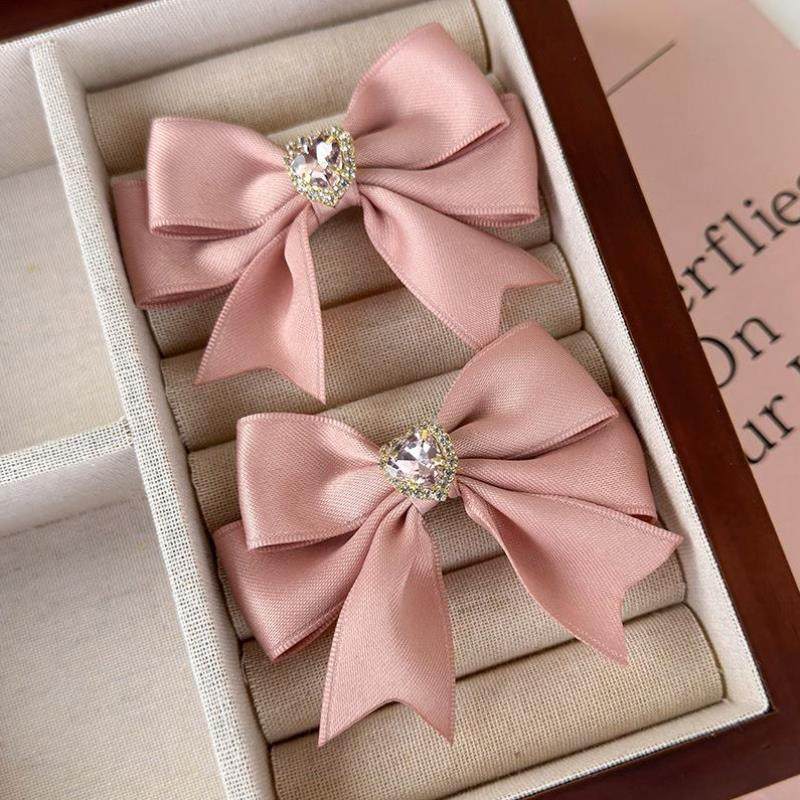 韩系香槟粉色女童发夹爱心对夹蝴蝶结刘海夹儿童发圈头绳皮筋发饰,饰品/流行首饰/时尚饰品新,发饰,淘宝优惠券,粉丝福利购,淘宝优惠卷