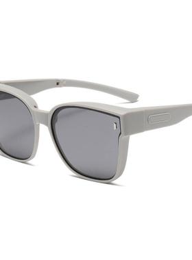 近视墨镜套镜uv400太阳镜女款骑行眼镜男偏光防紫外线显脸小大框