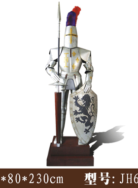 大型欧式风武士别墅酒吧装饰品