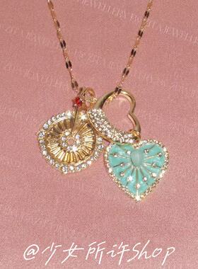 10cm以下气质轻奢薄荷绿中古全新