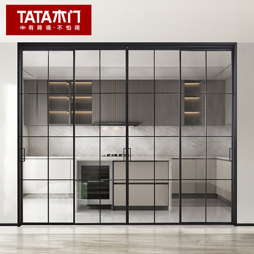 TATA木门阳台厨房推拉门极简风