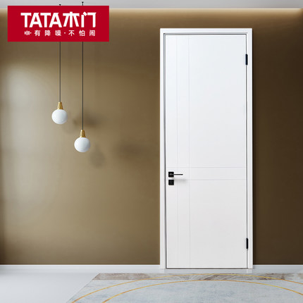 TATA木门 家用室内门房间门厨房推拉门折叠门简约油漆房间门AC002