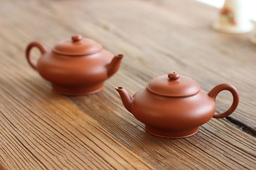 全手工虚扁紫砂壶 林卫东手拉壶 潮州工夫茶小壶 50CC 80毫升小壶