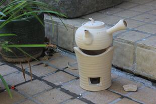 黄树潘白泥炉 日式中式陶炉 火炭酒精室内外茶炉 功夫茶具用品
