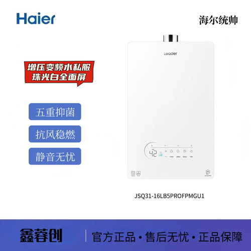 Leader/统帅 智家出品下置风机16升燃气热水器密闭稳燃舱 LB5PRO