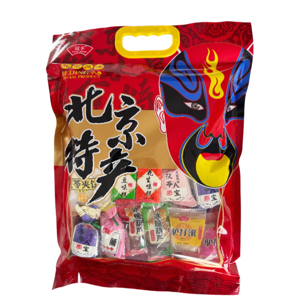 冠享北京特产大礼包果脯驴打滚冰糖葫芦茯苓夹饼零食糕点