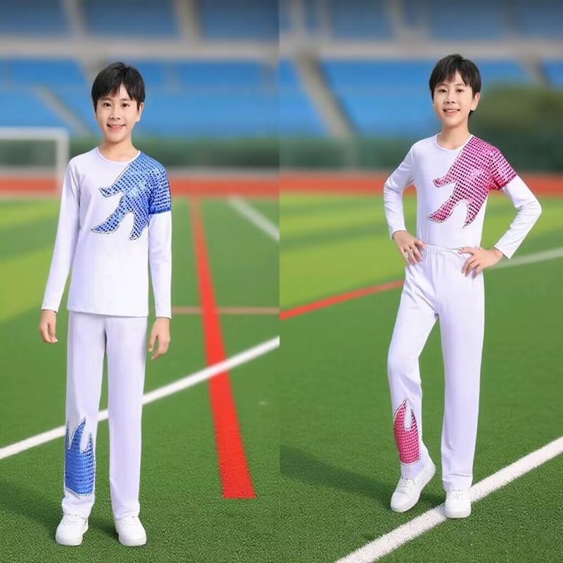 新品中小学生广播体操服装中学生运动会比赛服饰儿童团体操表演服