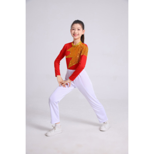 中小学生广播体操服舞动青春表演服校园韵律操学生新款广播操套装