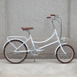 特价 弯梁复古车轻便代步遛娃城市自行车 处理20寸16寸大小轮男女式