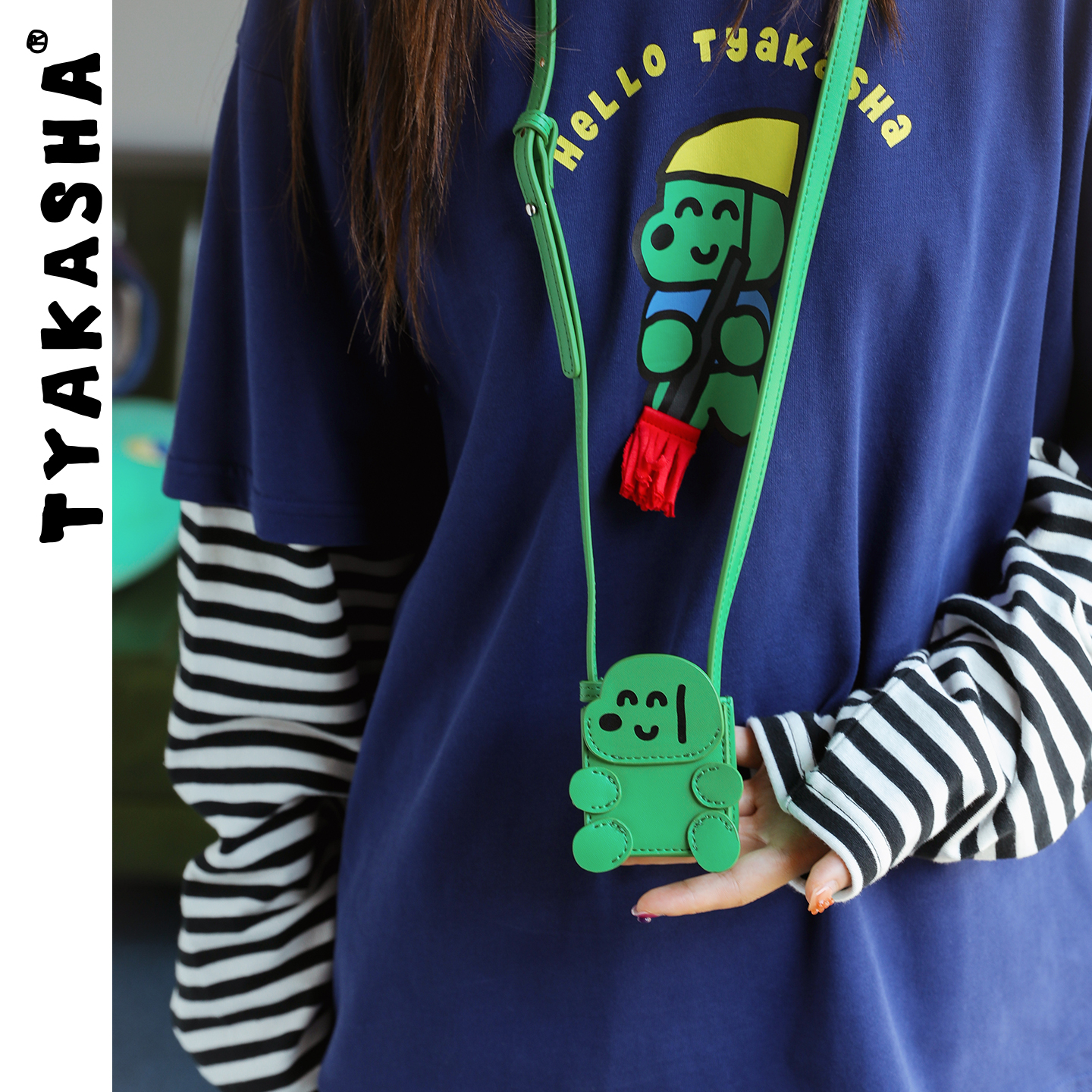 TYAKASHA塔卡沙  斜挎包迷你包  耳机包