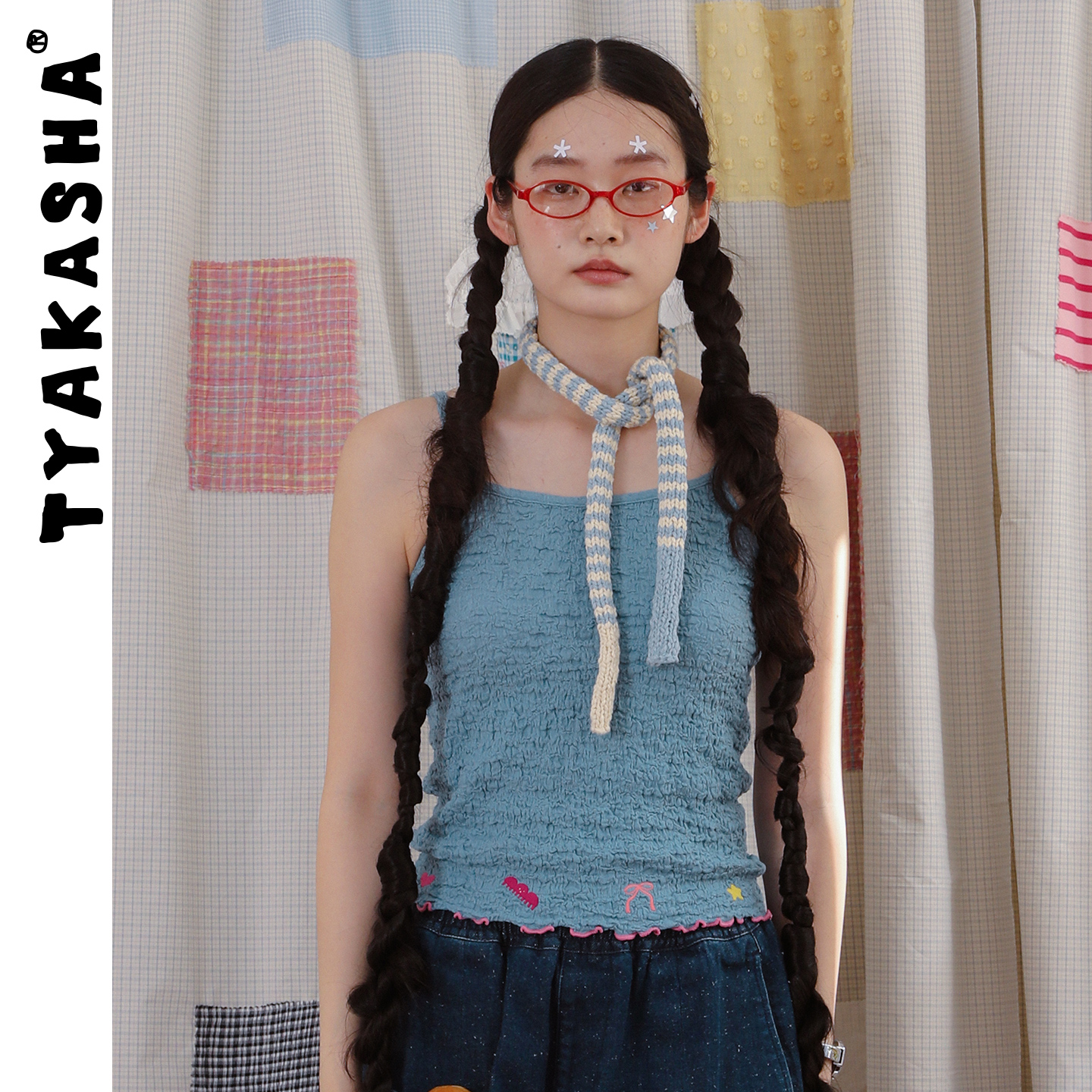 TYAKASHA塔卡沙吊带背心女小众设计内搭外穿上衣女夏季新款吊带