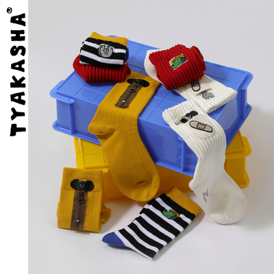 TYAKASHA塔卡沙*HARDWARE联名系列 袜子中筒袜