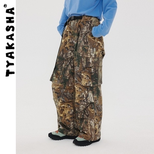 新款 2025冬季 迷彩休闲长裤 工装 TYAKASHA塔卡沙男女情侣款 裤 长裤