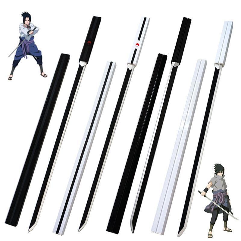 火影 忍者周边草雉剑鸣人佐助配剑木质刀具模型不开刃