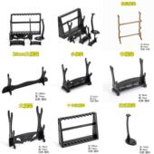 动漫游戏周边武器展示架双层刀架五金小刀迷你兵器刀剑展示架