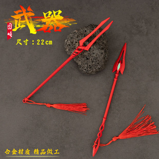世纪动漫周边EVA初号机弑王之枪卡西乌斯之枪22CM武器战士模型