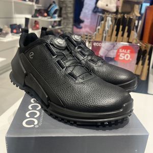 ECCO爱步男鞋 牛皮透气圆头运动休闲纯色休闲鞋BIOM 2.0 M 800874