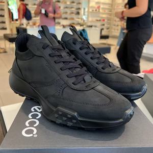 ECCO爱步男鞋休闲鞋新款磨砂牛皮舒适耐磨防水复古老爹鞋  524924